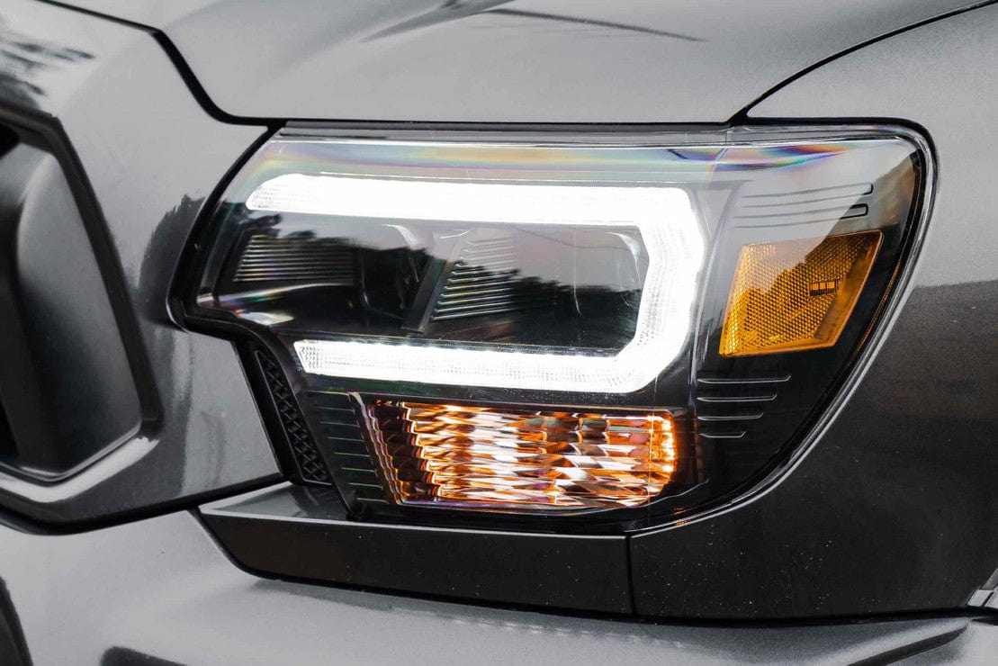 Toyota Tacoma: LED HEADLIGHTS (2012 - 2015) | XB Hybrid – Custom Multicolor LED Lighting by RGB Halo Kits