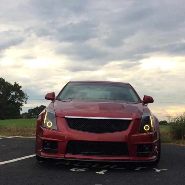 2008-2014 Cadillac CTSV RGBW DRL Boards - RGB Halo Kits Multicolor Flow Series Color Chasing RGBWA LED headlight kit Colorshift Oracle Lighting Trendz OneUpLighting Morimoto theretrofitsource AutoLEDTech Diode Dynamics