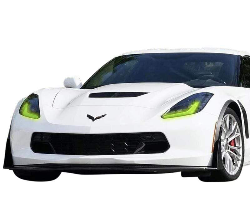 2014-2019 Chevrolet Corvette RGBW DRL Boards - RGB Halo Kits Multicolor Flow Series Color Chasing RGBWA LED headlight kit Oracle Lighting Trendz OneUpLighting Morimoto theretrofitsource AutoLEDTech Diode Dynamics