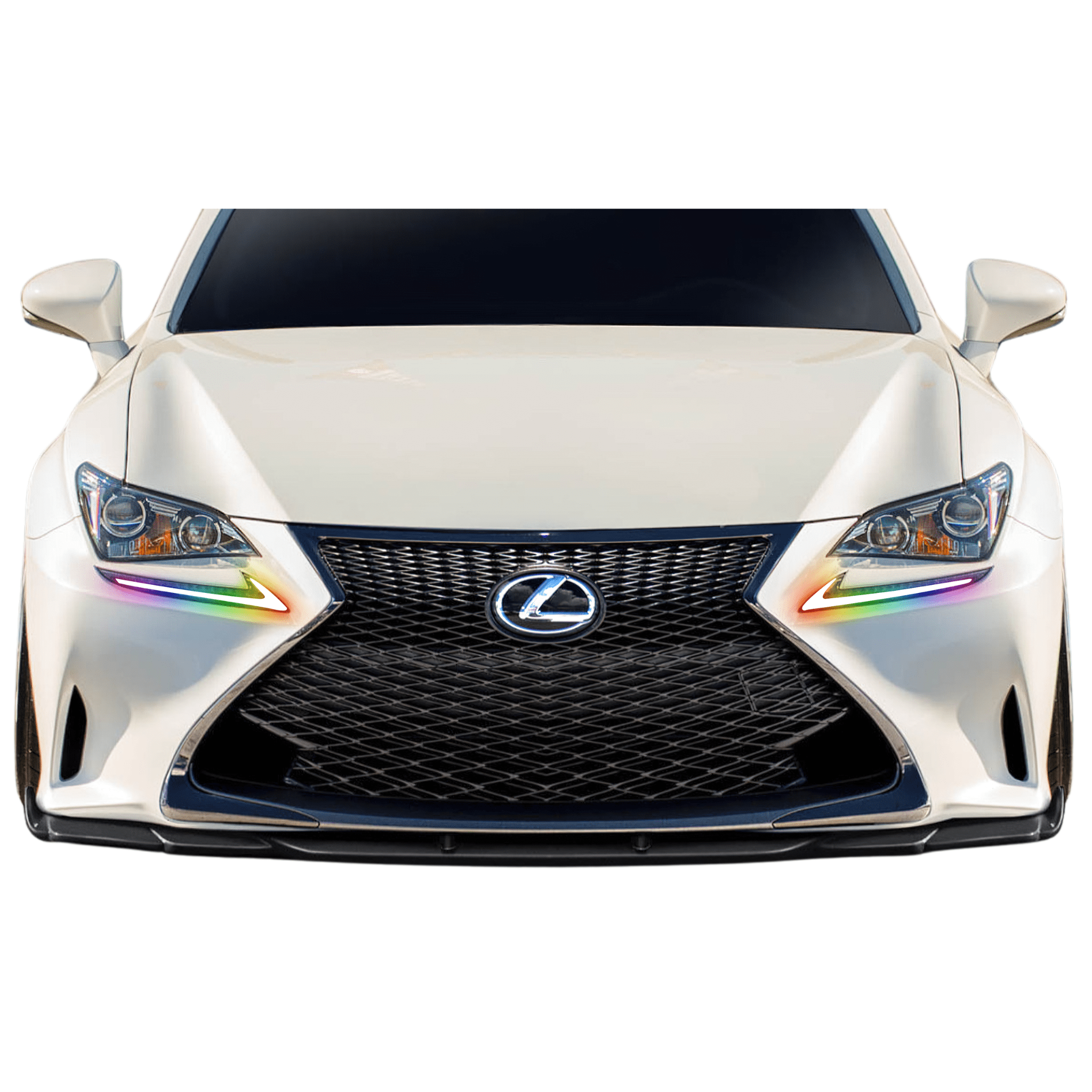 2015-2018 Lexus RC Multicolor DRL Boards - RGB Halo Kits Multicolor Flow Series Color Chasing RGBWA LED headlight kit Oracle Lighting Trendz OneUpLighting Morimoto theretrofitsource AutoLEDTech Diode Dynamics