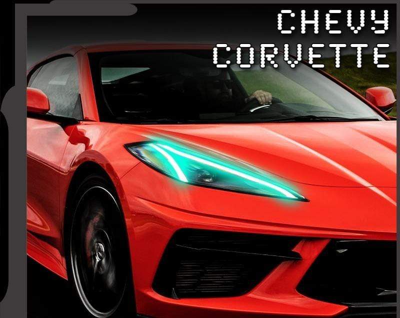 Oracle DRL Headlight RGB / Bluetooth Controller 2020 CHEVROLET C8 CORVETTE ORACLE COLORSHIFT® RGB+A LED HEADLIGHT DRL UPGRADE