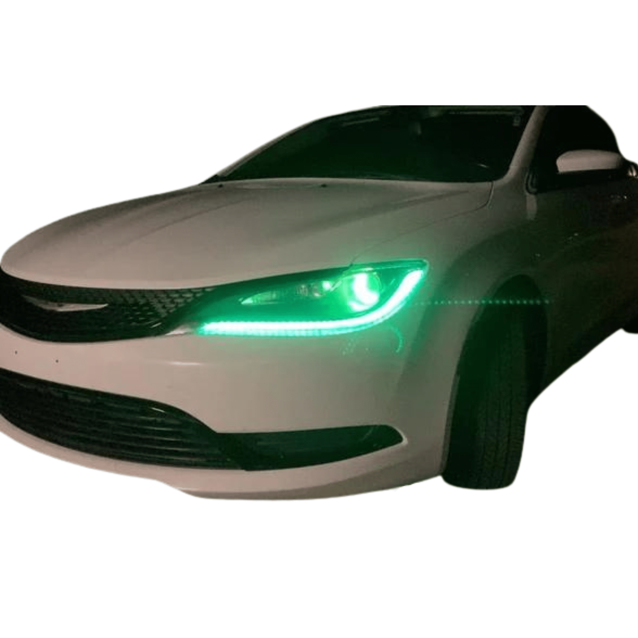 2015-2017 Chrysler 200 Flow Series/Color Chasing DRL Boards - RGB Halo Kits Multicolor Flow Series Color Chasing RGBWA LED headlight kit Oracle Lighting Trendz OneUpLighting Morimoto theretrofitsource AutoLEDTech Diode Dynamics