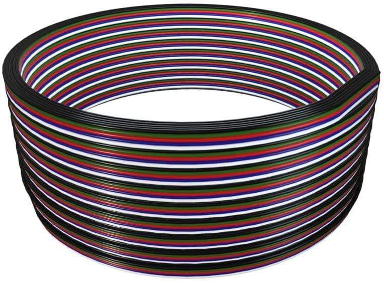 RGB Halo Kits 5 Pin LED Cable Wire | 32.8ft | 18AWG