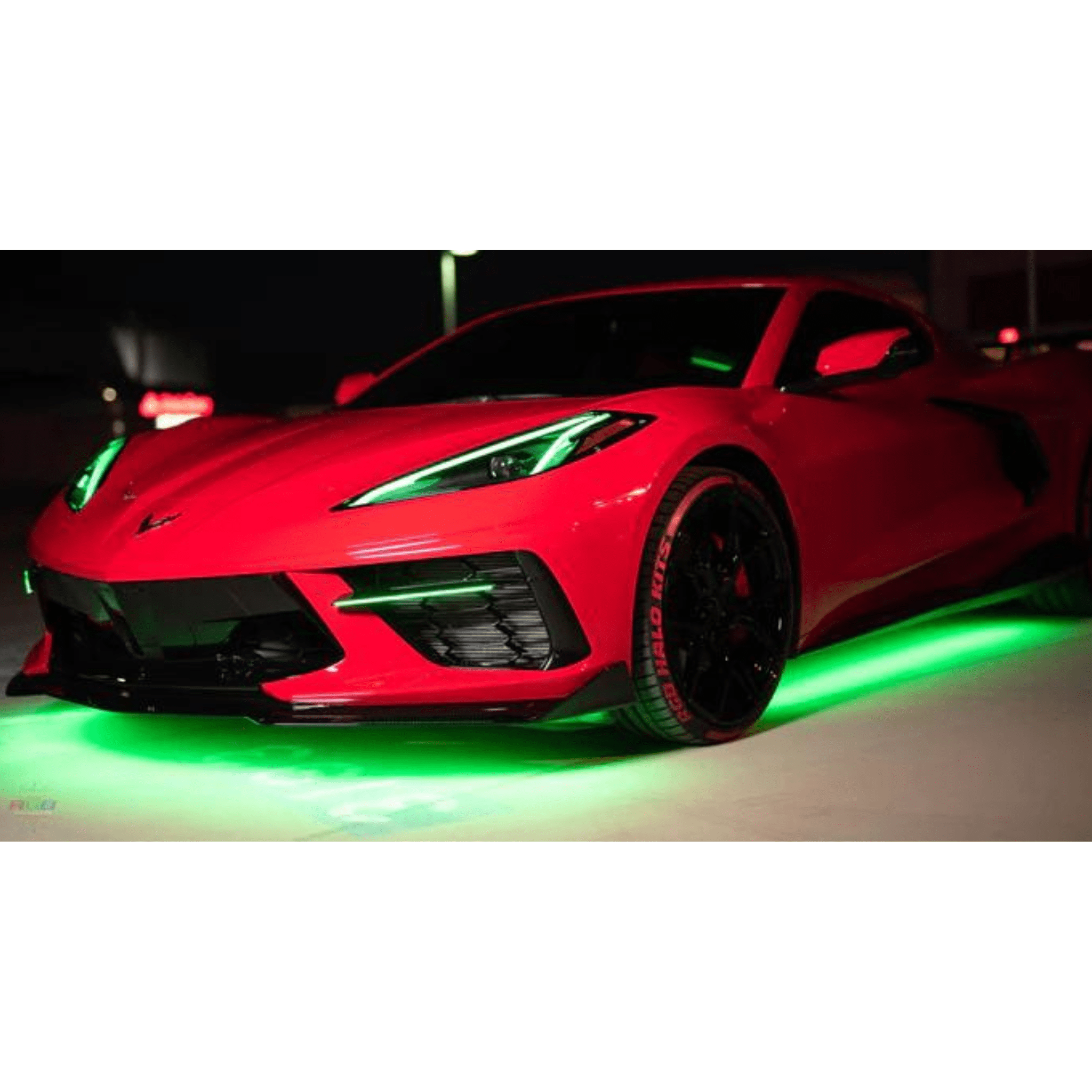 2020-2024 Chevrolet Corvette C8 RGBA DRL Boards - RGB Halo Kits Multicolor Flow Series Color Chasing RGBWA LED headlight kit Colorshift Oracle Lighting Trendz OneUpLighting Morimoto theretrofitsource AutoLEDTech Diode Dynamics