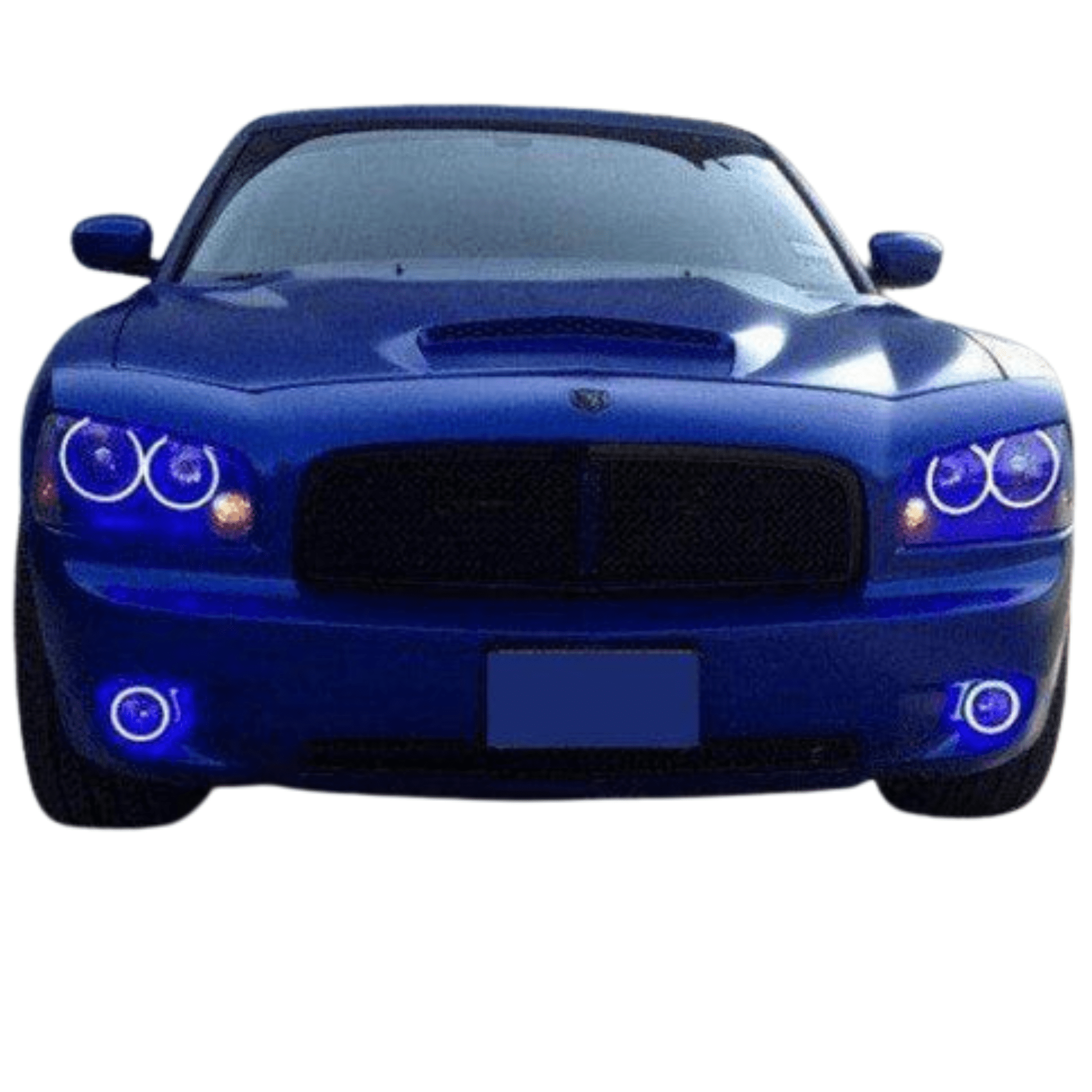 2006-2010 Dodge Charger Multicolor Halo Kit - RGB Halo Kits Multicolor Flow Series Color Chasing RGBWA LED headlight kit Colorshift Oracle Lighting Trendz OneUpLighting Morimoto theretrofitsource AutoLEDTech Diode Dynamics