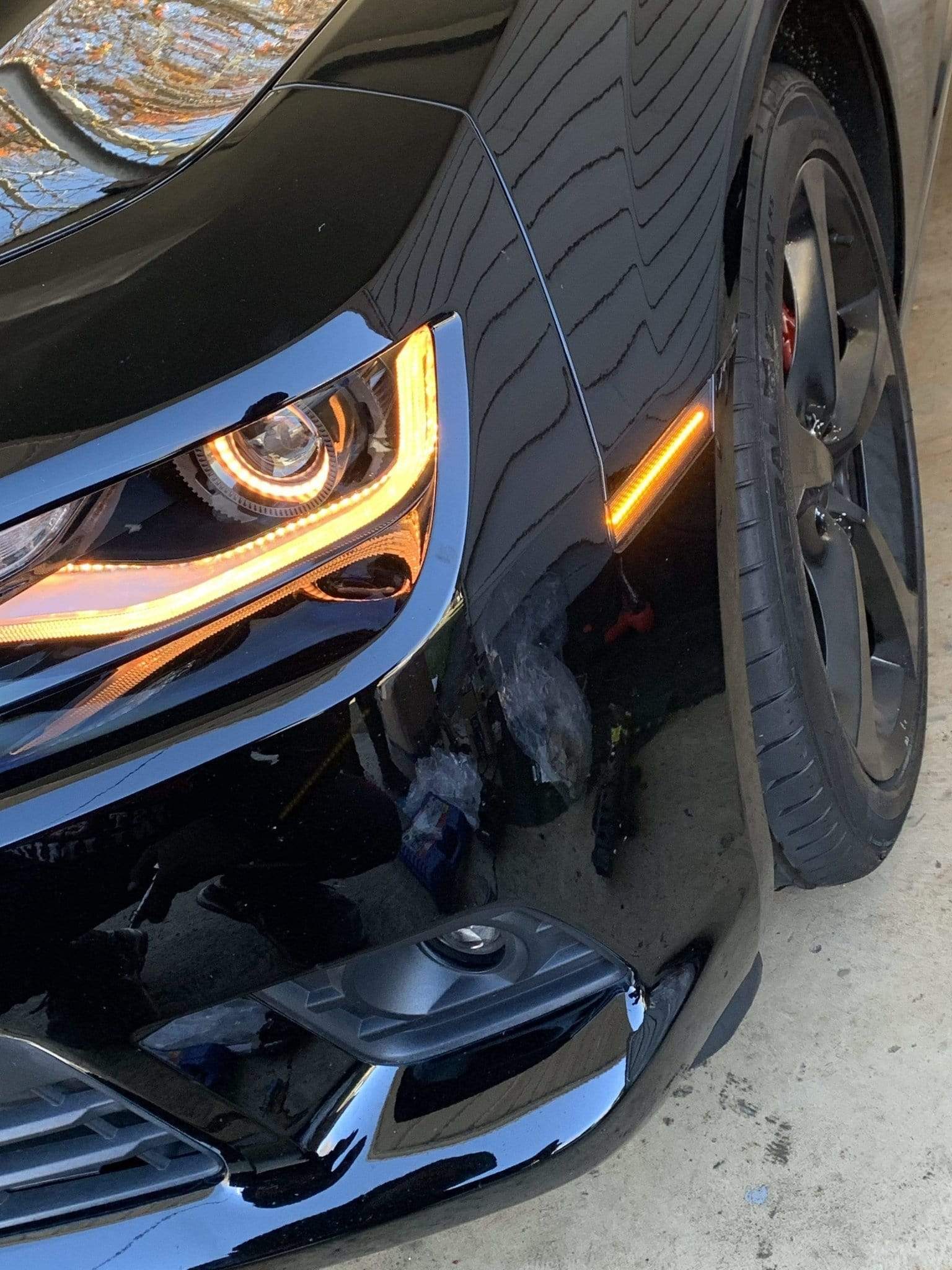 2014-2015 Chevrolet Camaro Prebuilt Headlights - RGB Halo Kits Multicolor Flow Series Color Chasing RGBWA LED headlight kit Oracle Lighting Trendz OneUpLighting Morimoto theretrofitsource AutoLEDTech Diode Dynamics