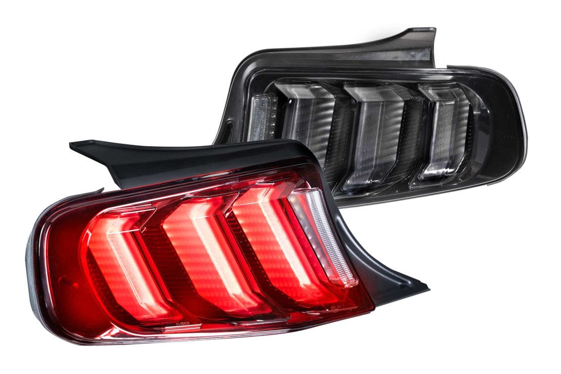 FORD MUSTANG (10-12): MORIMOTO FACELIFT XB LED TAILS - RGB Halo Kits Multicolor Flow Series Color Chasing RGBWA LED headlight kit Oracle Lighting Trendz OneUpLighting Morimoto theretrofitsource AutoLEDTech Diode Dynamics
