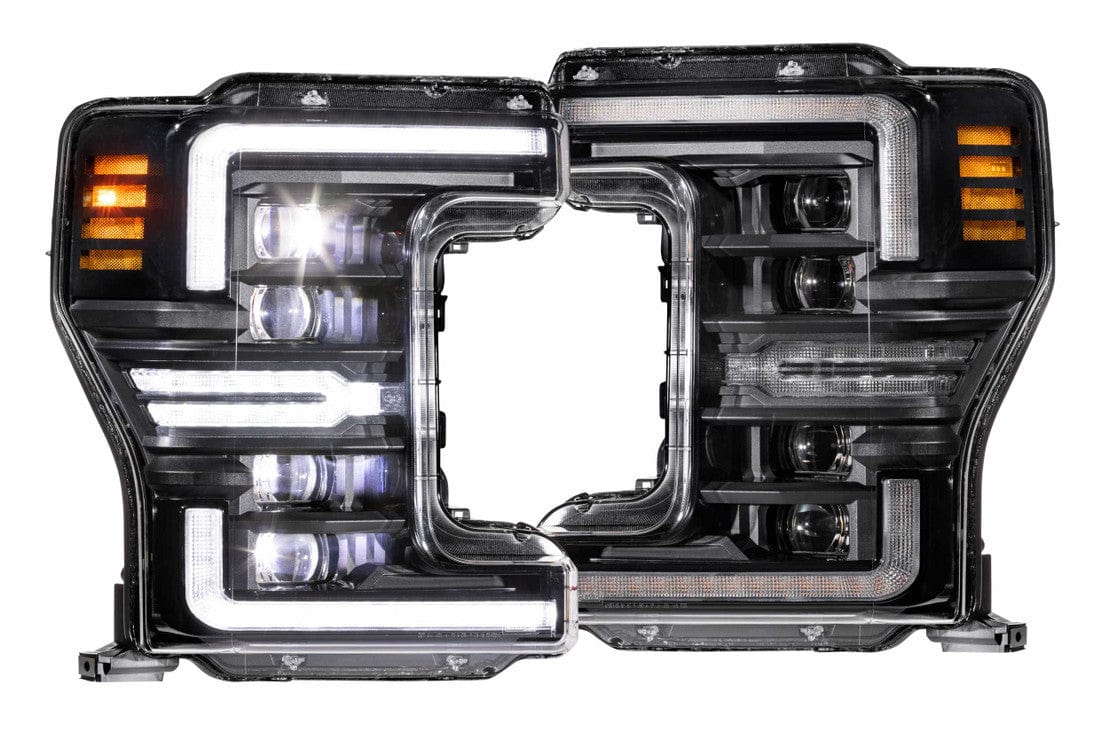 theretrofitsource White DRL FORD SUPER DUTY (17-19): XB LED HEADLIGHTS (GEN 2)
