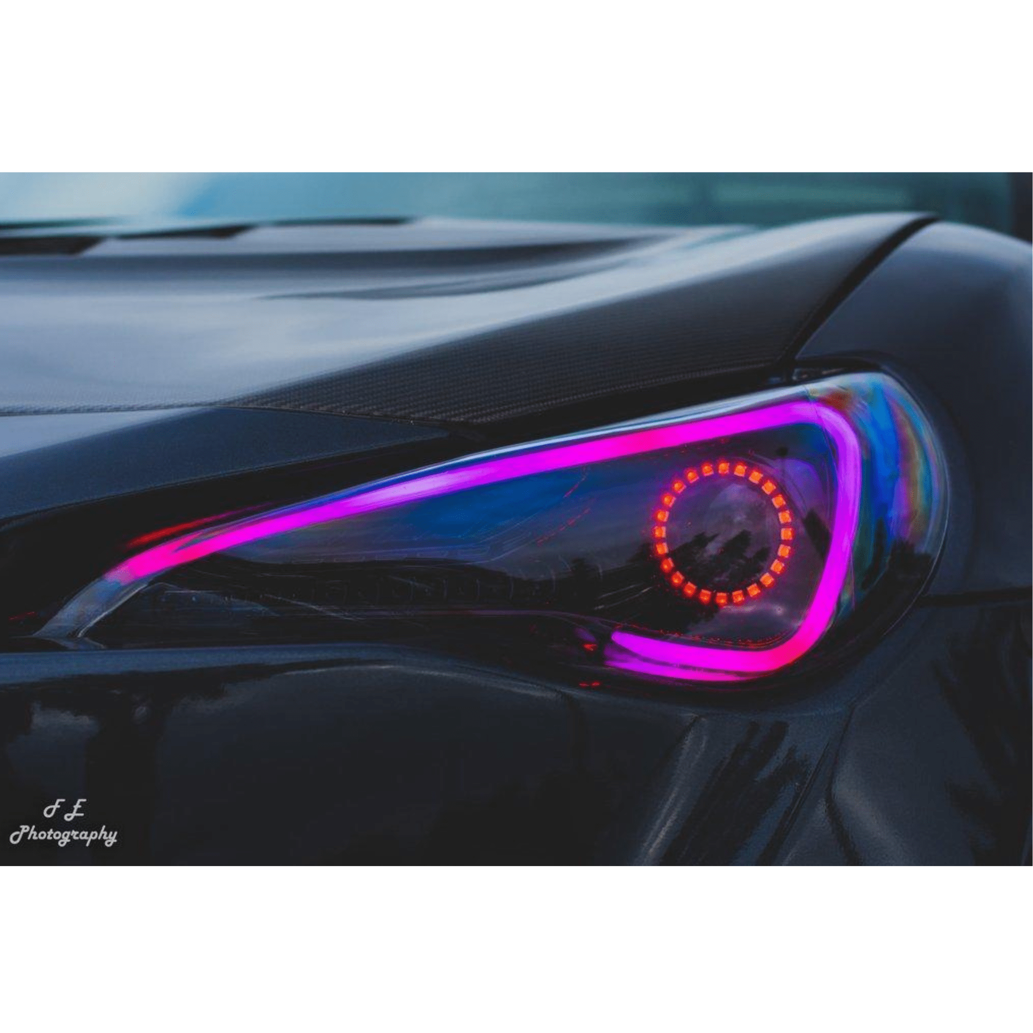 Scion FRS: Multicolor Flow Series Headlights (2012-2017) – Custom Multicolor LED Lighting by RGB Halo Kits