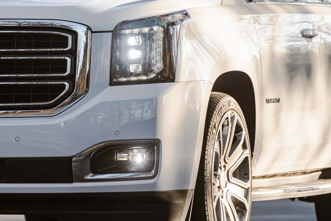 GMC Yukon (15-20): LED Headlights (2015 - 2020) | XB – Custom Multicolor LED Lighting by RGB Halo Kits