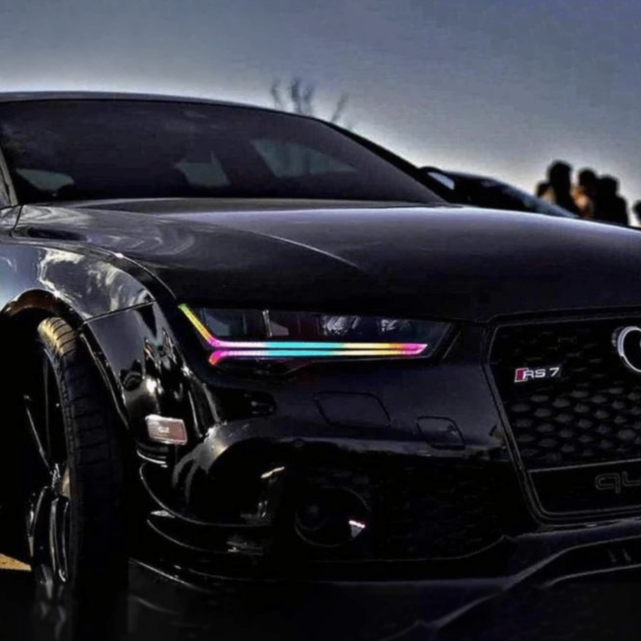Audi A7/RS7 Flow Series/Color Chasing DRL Boards (2015-2017) – Custom Multicolor LED Lighting by RGB Halo Kits