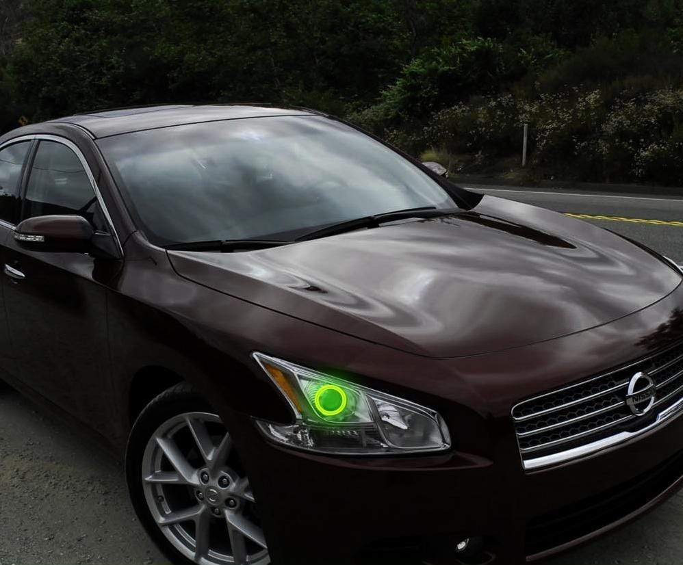 Nissan Maxima Projector Multicolor Halo Kit (2009-2013) – Custom Multicolor LED Lighting by RGB Halo Kits