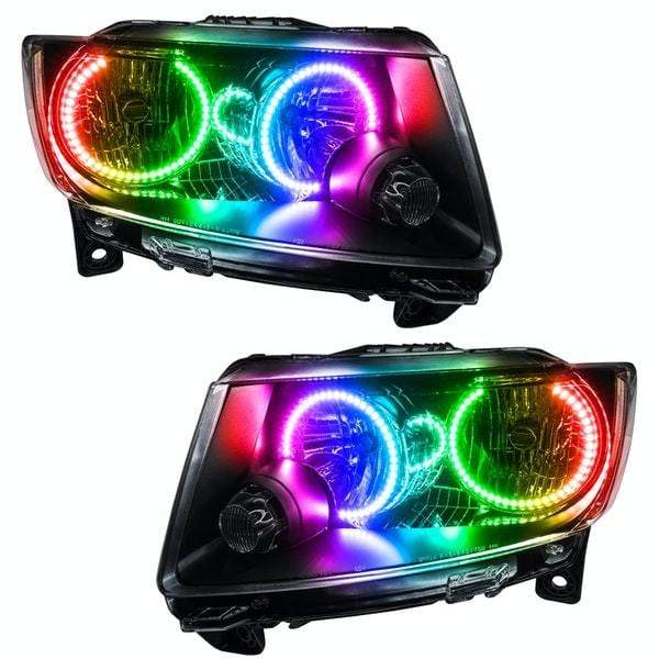 Jeep Grand Cherokee Multicolor Halo Kit (2011-2013) – Custom Multicolor LED Lighting by RGB Halo Kits