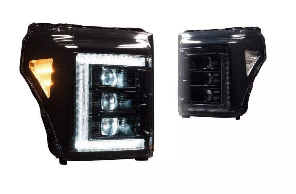 Ford Super Duty: LED Headlights (2011 - 2016) | XB – Custom Multicolor LED Lighting by RGB Halo Kits