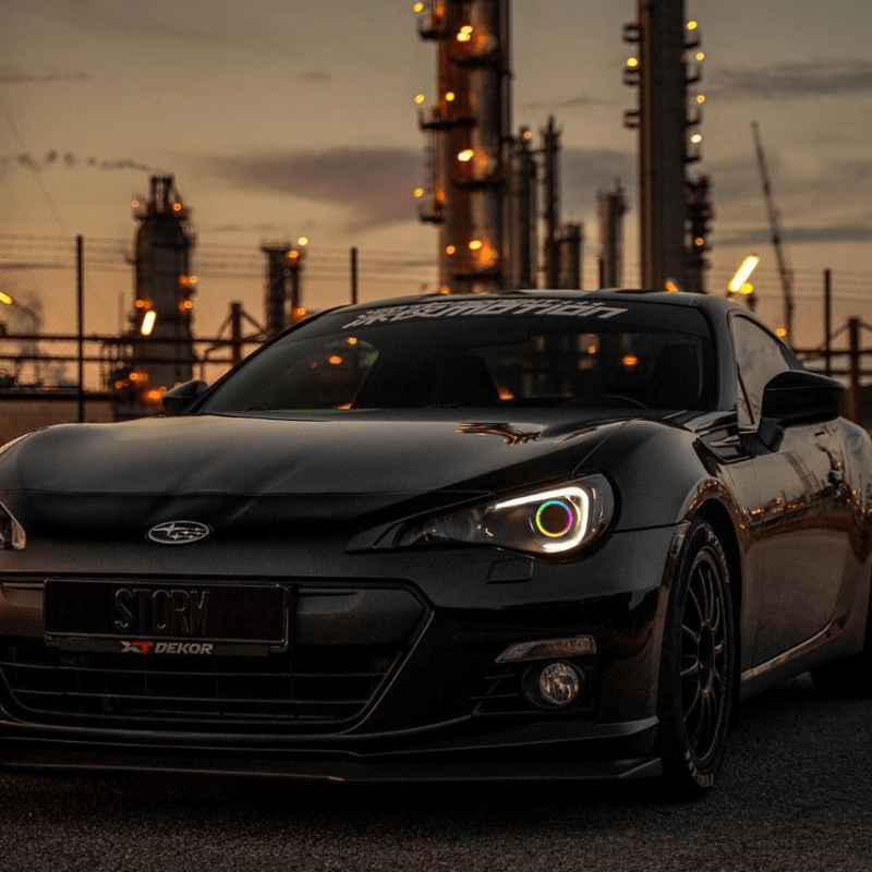 Subaru BRZ Headlight Multicolor Halo Kit (2013-2017) – Custom Multicolor LED Lighting by RGB Halo Kits