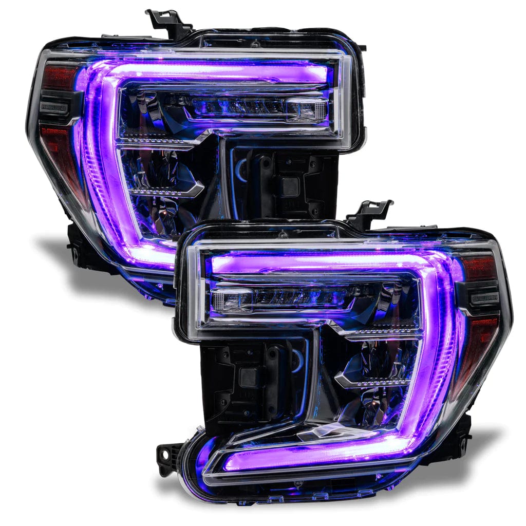 GMC Sierra 1500 Multicolor RGBW DRL Boards (2019-2022) – Custom Multicolor LED Lighting by RGB Halo Kits