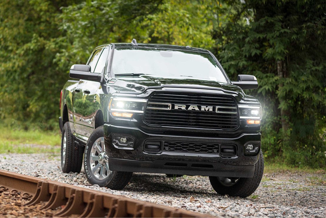 Ram HD: LED HEADLIGHTS (2019 - 2024) | XB Hybrid – Custom Multicolor LED Lighting by RGB Halo Kits