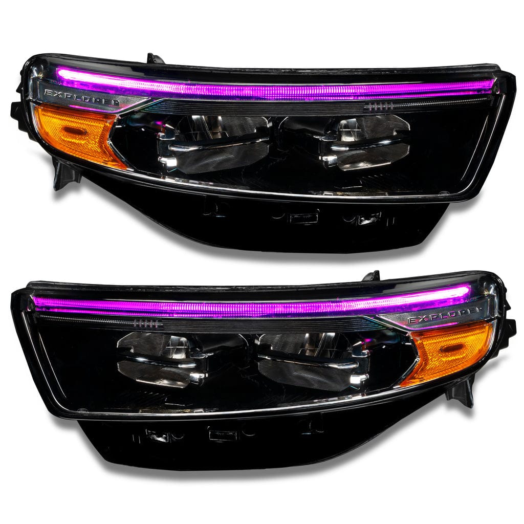 Ford Explorer Multicolor RGBW DRL Boards (2020-2024) – Custom Multicolor LED Lighting by RGB Halo Kits