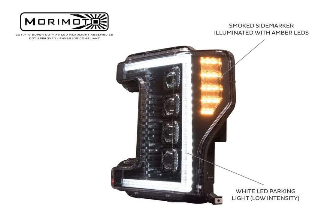 Ford Super Duty: LED Headlights (2011 - 2016) | XB – Custom Multicolor LED Lighting by RGB Halo Kits