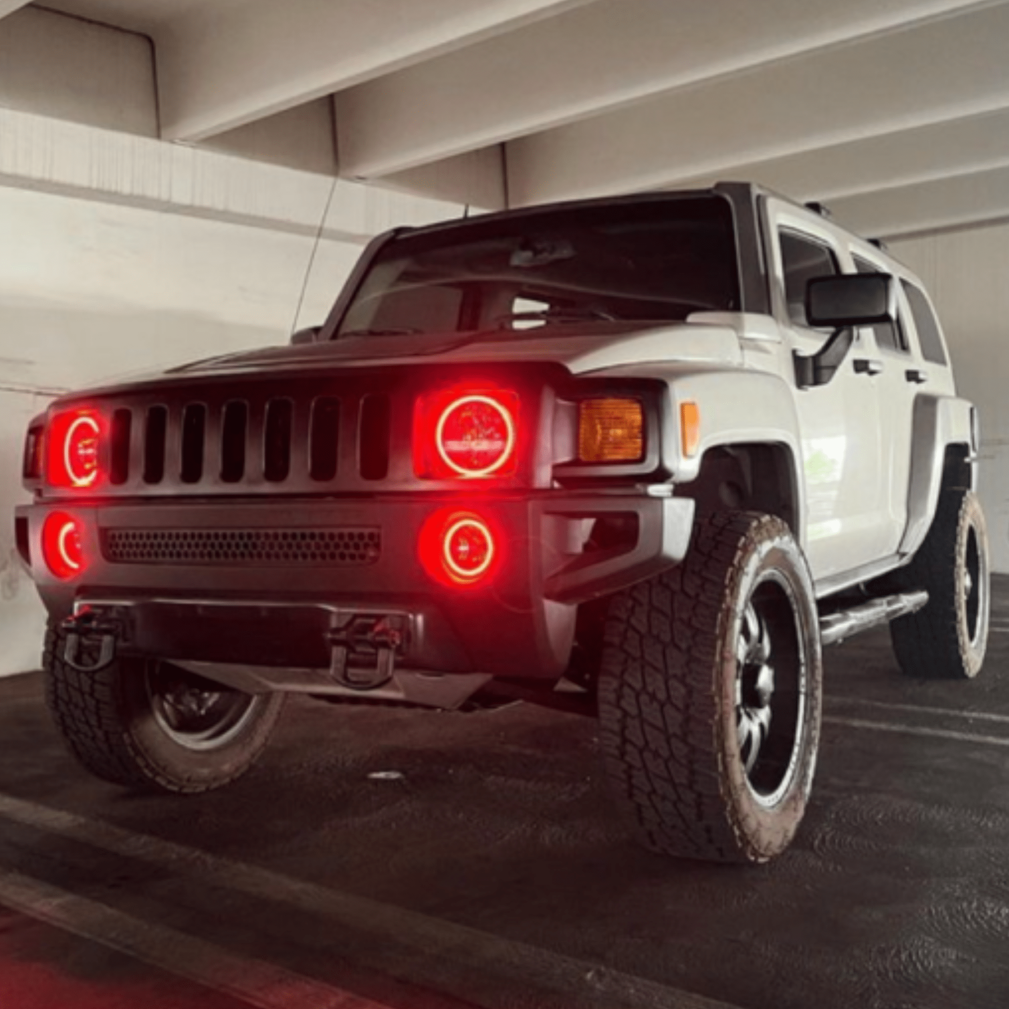 Hummer H3 Multicolor Halo Kit (2006-2010) – Custom Multicolor LED Lighting by RGB Halo Kits