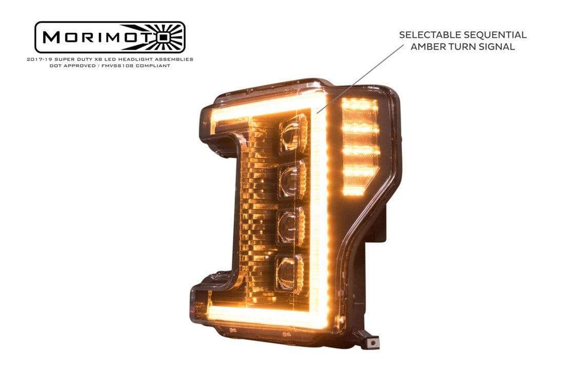 Ford Super Duty: LED Headlights (2011 - 2016) | XB – Custom Multicolor LED Lighting by RGB Halo Kits