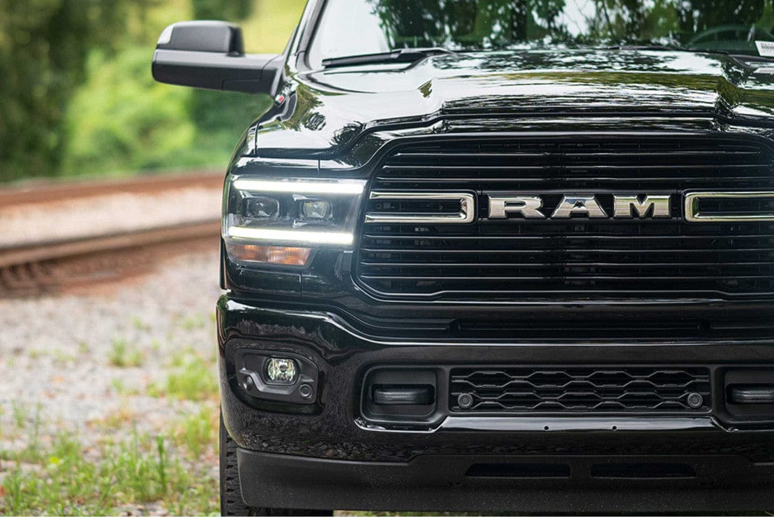 Ram HD: LED HEADLIGHTS (2019 - 2024) | XB Hybrid – Custom Multicolor LED Lighting by RGB Halo Kits