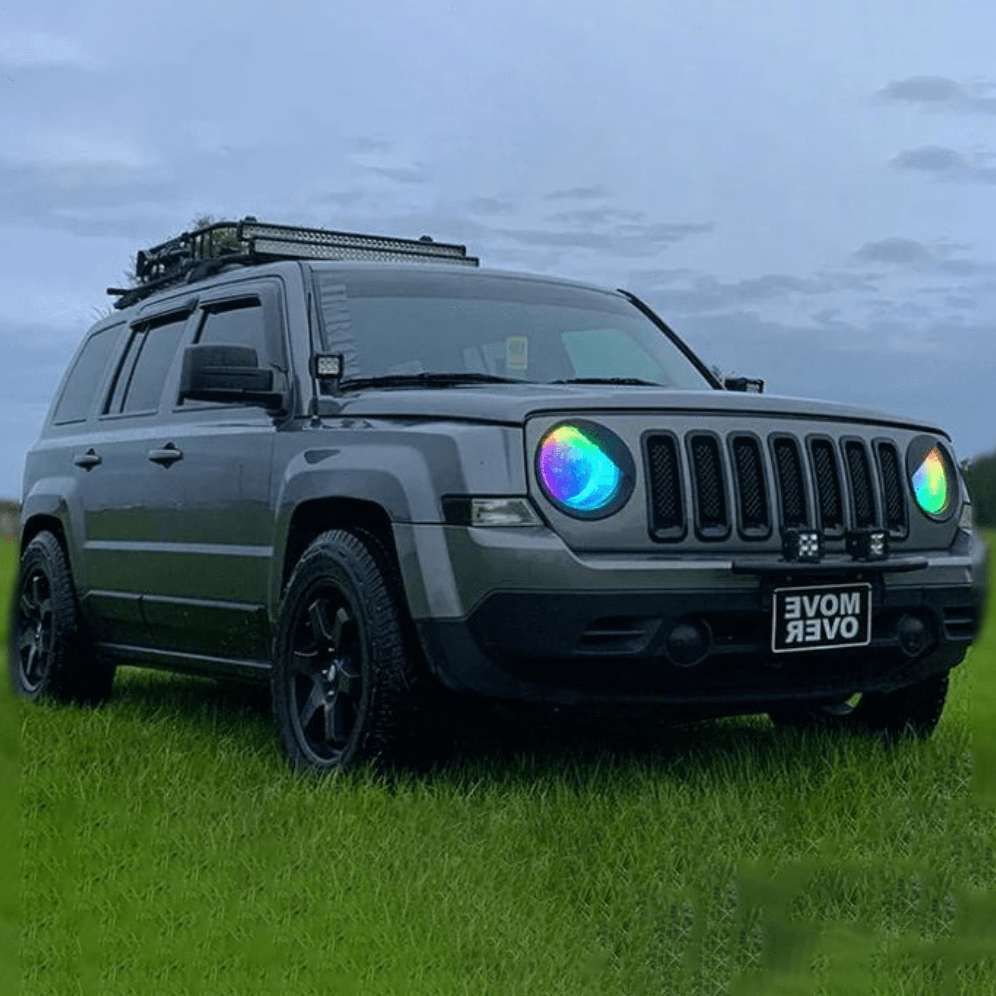 Jeep Patriot Multicolor Halo Kit (2007-2017) – Custom Multicolor LED Lighting by RGB Halo Kits