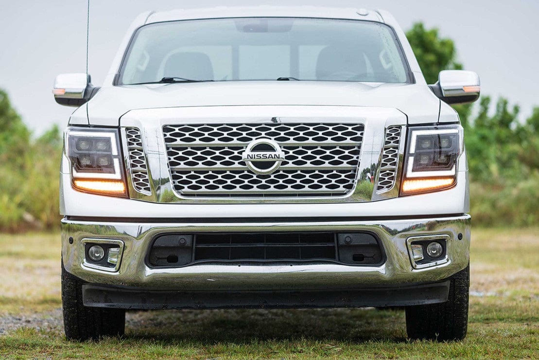 Nissan Titan: LED HEADLIGHTS (2016 - 2023) | XB – Custom Multicolor LED Lighting by RGB Halo Kits