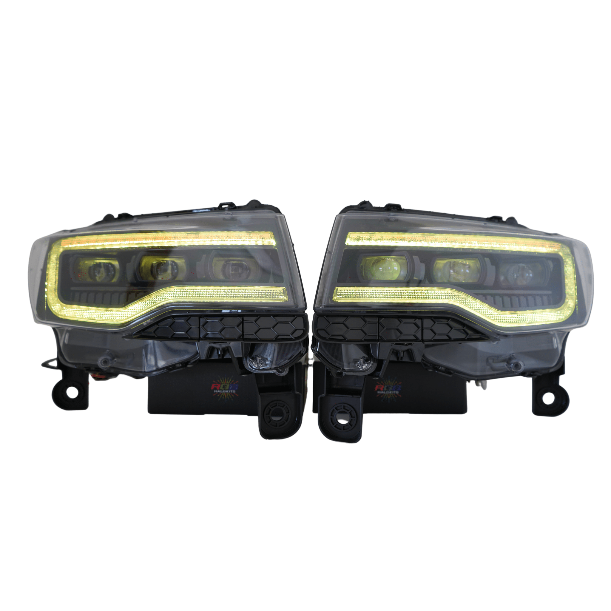 Jeep Grand Cherokee: Multicolor Flow Series Headlights (2014-2021) | XB Morimoto – Custom Multicolor LED Lighting by RGB Halo Kits