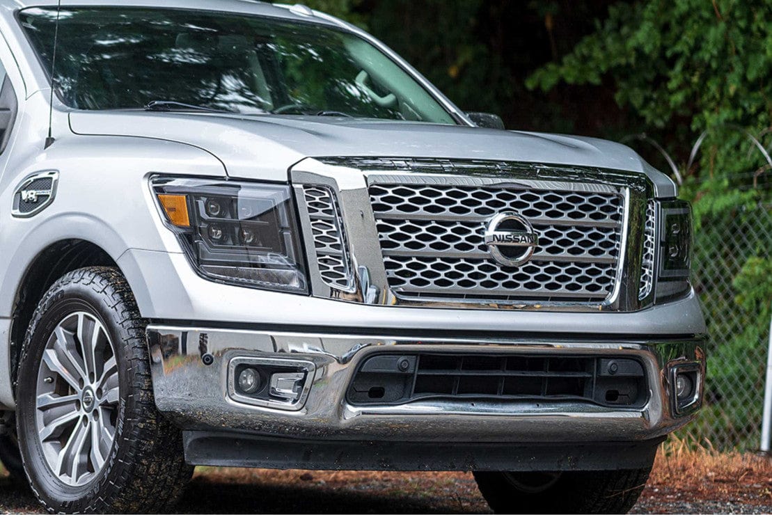 Nissan Titan: LED HEADLIGHTS (2016 - 2023) | XB – Custom Multicolor LED Lighting by RGB Halo Kits