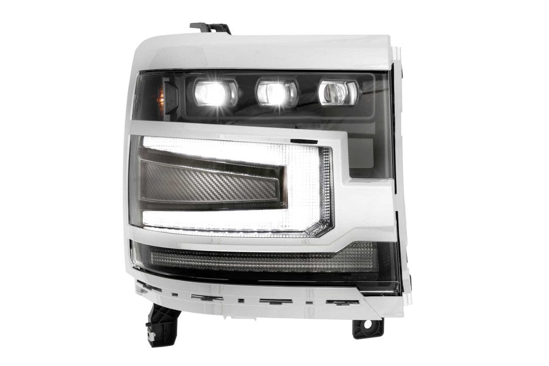 Chevrolet Silverado 1500: Headlights (2016 - 2018) | XB – Custom Multicolor LED Lighting by RGB Halo Kits