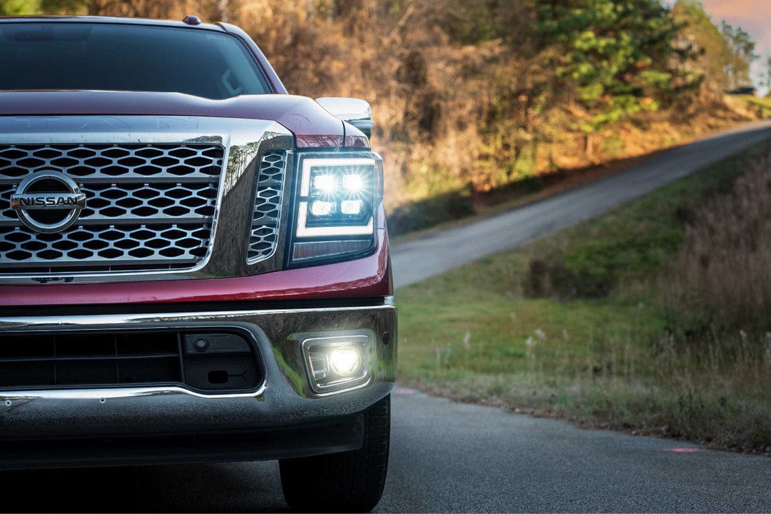 Nissan Titan: LED HEADLIGHTS (2016 - 2023) | XB – Custom Multicolor LED Lighting by RGB Halo Kits