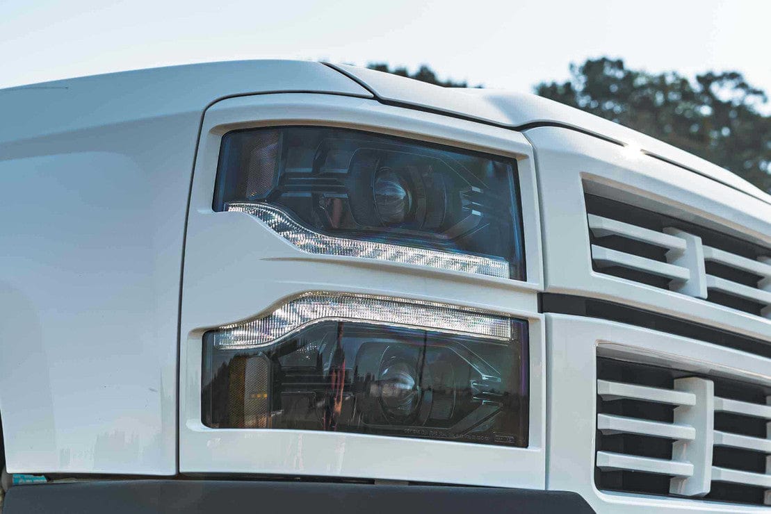 Chevrolet Silverado 1500: Headlights (2014 - 2015) | XB – Custom Multicolor LED Lighting by RGB Halo Kits