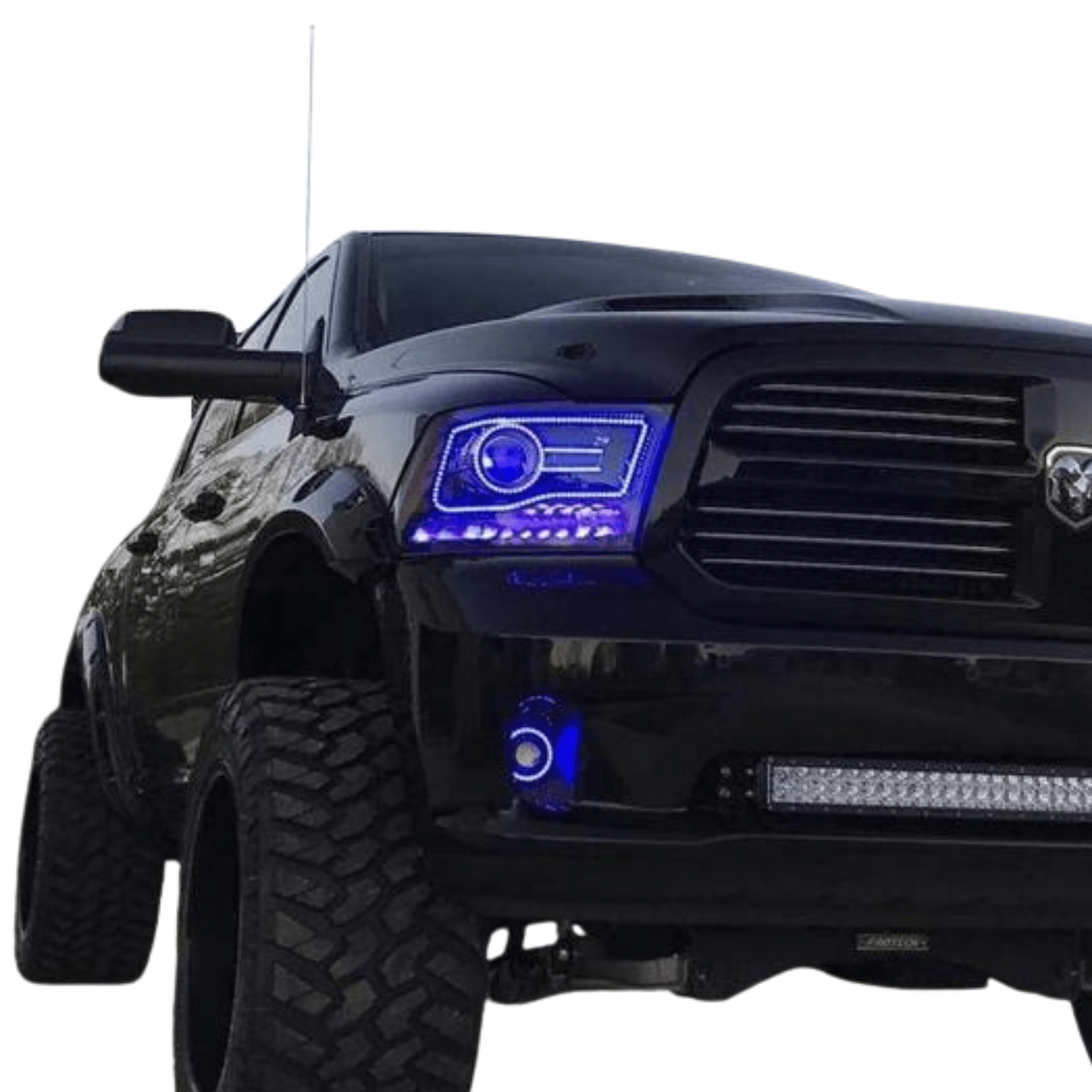Ram Outline Multicolor Flow Series Halo Kit (2009-2018) – Custom Multicolor LED Lighting by RGB Halo Kits
