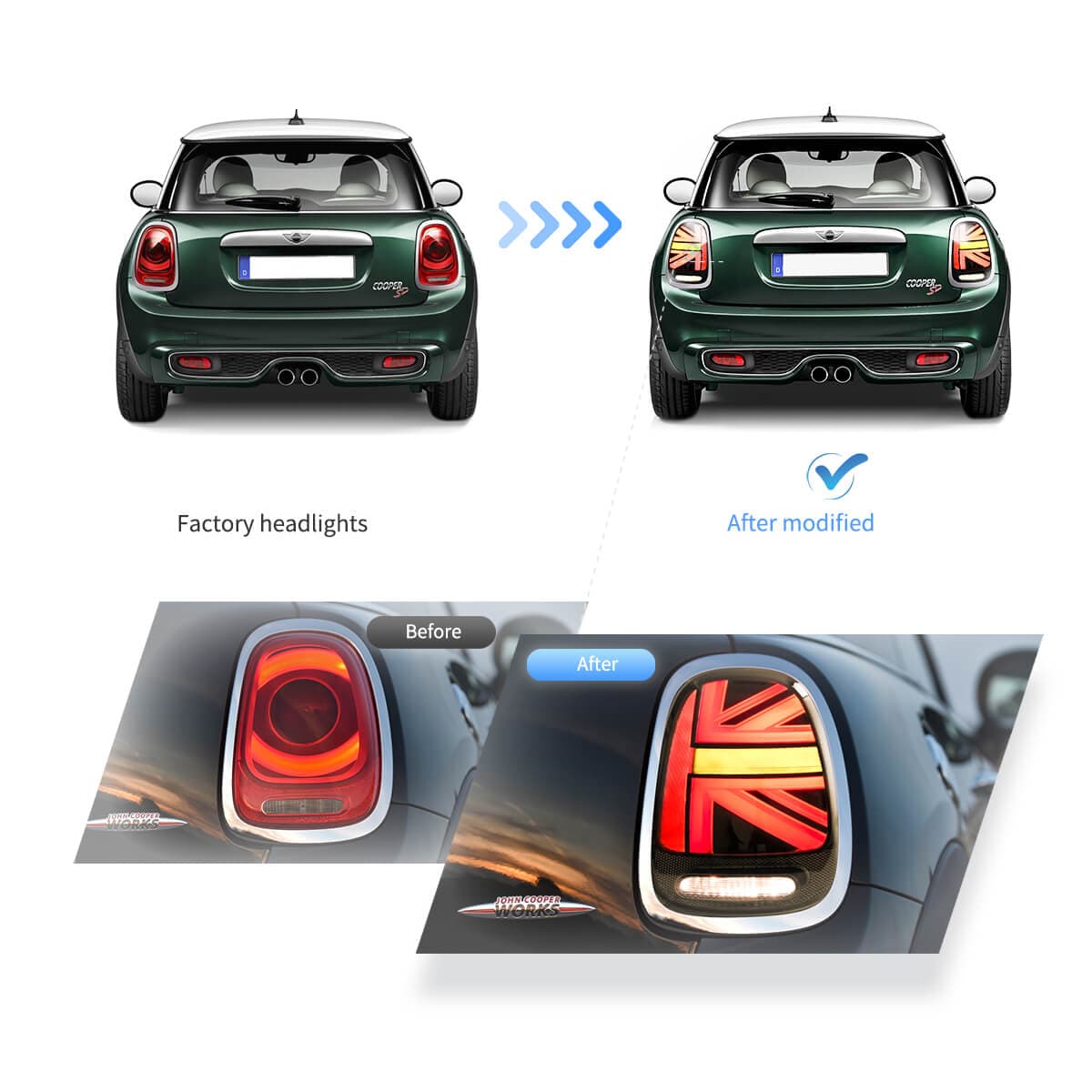 BMW Mini F-Series (F55/F56/F57) Tail lights (2014-2019)